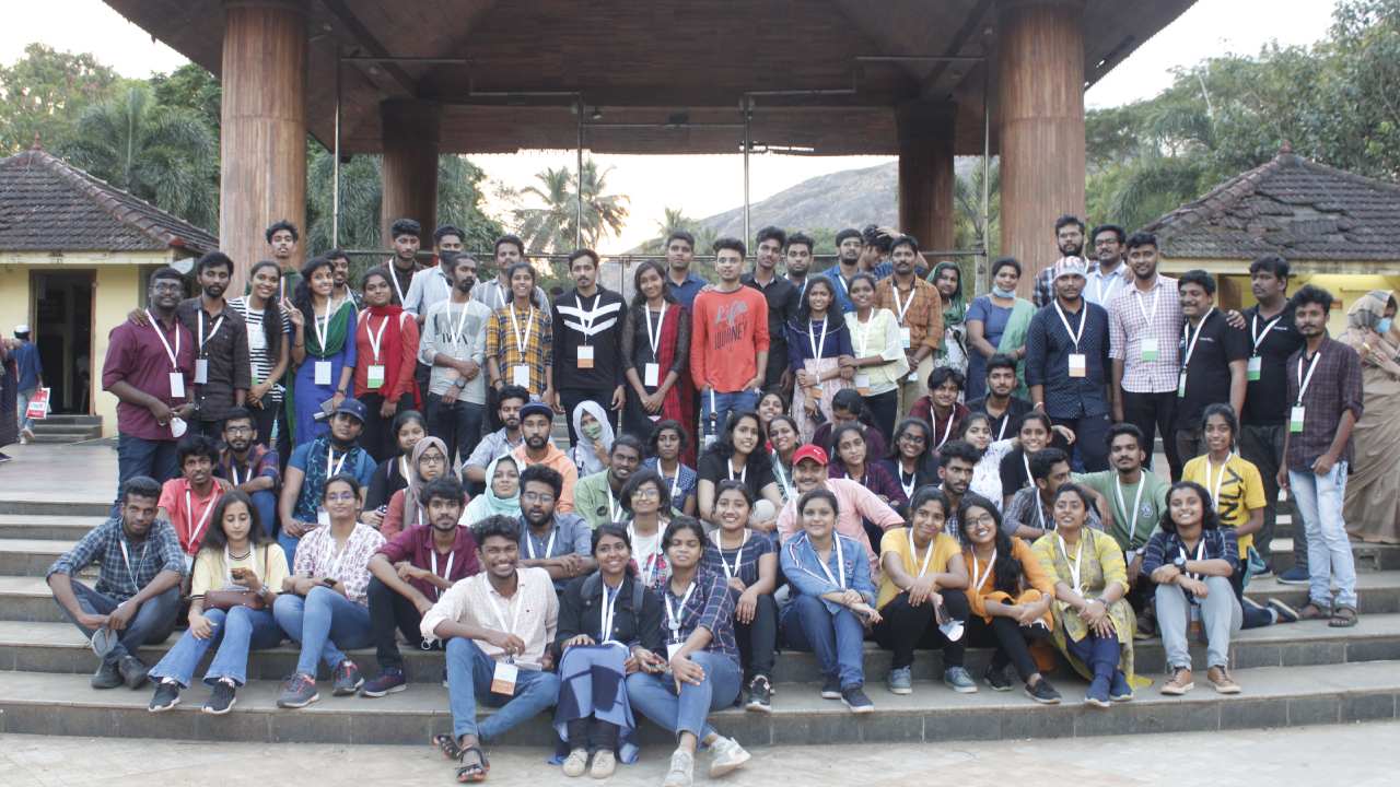 Participants of AGIRA a 3-day technical offline event partially funded by IEEE HAC and hosted by IEEE SB JCET in association with IEEE PES Young Professionals and PES Kerala Chapter. The event was conducted from 14 – 16 January 2022  at  Jawaharlal College of Engineering and Technology, Lakkidi. A cultural night was organized as part of the event and a visit to 2MW Solar Power plant at Kuzhalmannam was also organized