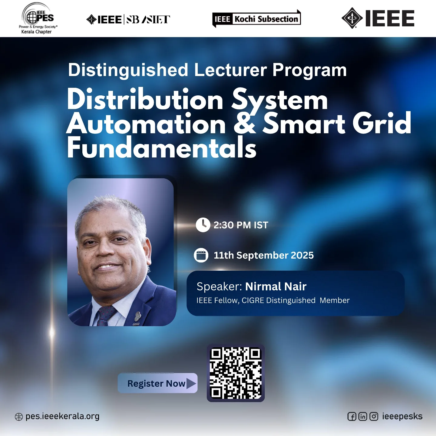 Read more about the article Distinguished Lecturer Program on Distribution System Automation & Smart Grid Fundamentals